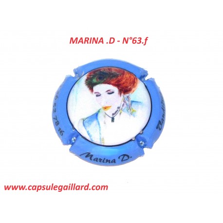 Capsule de champagne  - MARINA.D N°63.f