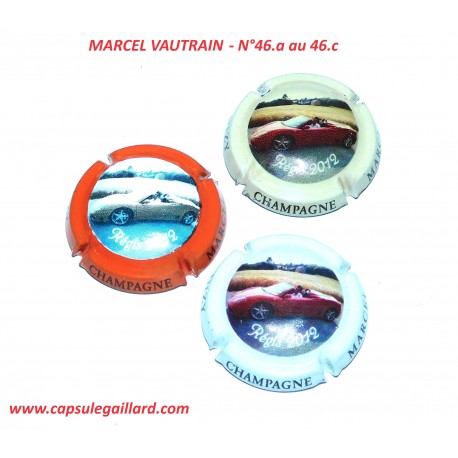 Série de 3 Capsules de champagne - MARCEL VAUTRAIN N°46 au 46.c