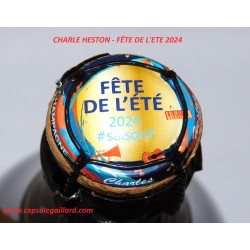 Capsule de champagne CHARLES HESTON (Fête de l'été 2024)