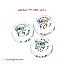 LOT DE 6 CAPSULES DE CHAMPAGNE - FEE D'ARLETTE N°110 au 110.b