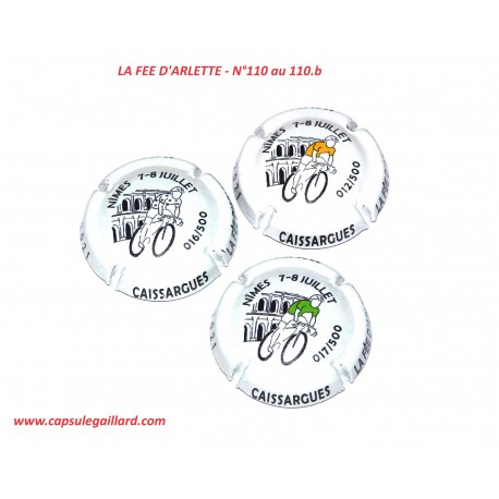 LOT DE 6 CAPSULES DE CHAMPAGNE - FEE D'ARLETTE N°110 au 110.b