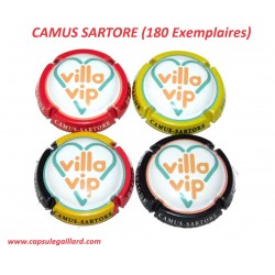 SERIE DE 4 CAPSULES DE CHAMPAGNE - CAMUS SARTORE (180 Ex)