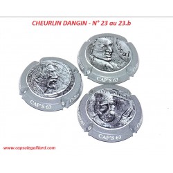 SERIE DE 3 CAPSULES DE CHAMPAGNE - CHEURLIN DANGIN