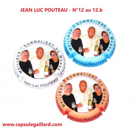 Série de 3 Capsules de champagne - JEAN LUC POUTEAU - N°12 au 12.b