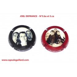 2 Capsules de champagne - JOEL DE FRANCE N°5.ba et 5.ca