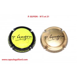 2 Capsules de champagne - P.GUYON N°5 et 21