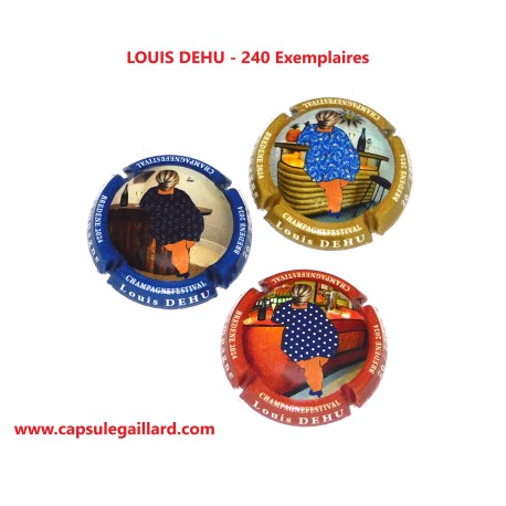 Série de 3 Capsules de Champagne LOUIS DEHU - 240 Exemplaires