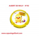 Capsule de Champagne ALBERT DE MILLY N°92