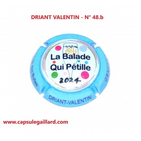 Capsule de champagne DRIANT VALENTIN - N°48.b