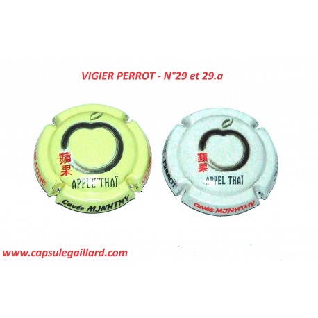 2 Capsules de champagne - VIGIER PERROT N°29 et 29.a