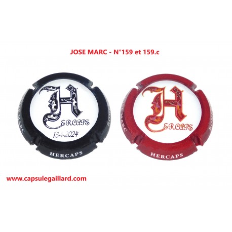 2 Capsules de champagne - JOSE MARC N°159 et 159.a