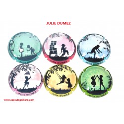 SERIE DE 6 CAPSULES DE CHAMPAGNE - JULIE DUMEZ (360 Ex)