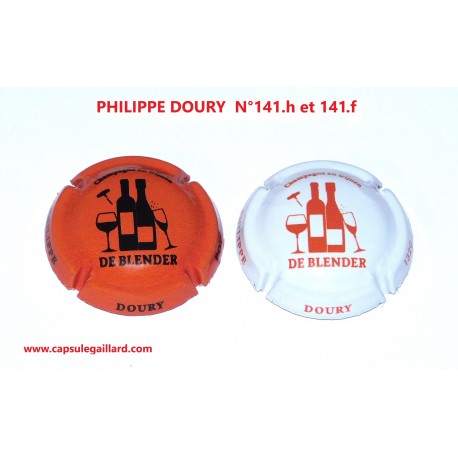 2 Capsules de champagne - PHILIPPE DOURY (De Blender)