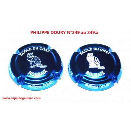 2 CAPSULES DE CHAMPAGNE - PHILIPPE DOURY (les chats)