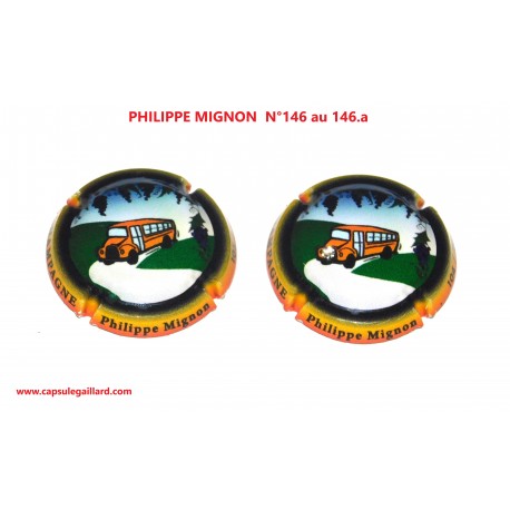 2 Capsules de champagne PHILIPPE MIGNON N°146 et 146.a