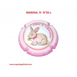 Capsule de champagne - MARINA. D  N°92.c