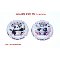 Série de 2 Capsules de champagne - GUILLETTE BREST - Couronnes de fleurs - 240 Exemplaires