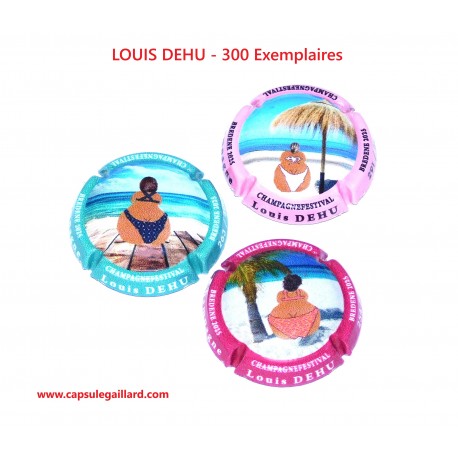 Série de 3 Capsules de champagne - LOUIS DEHU - 240 Exemplaires